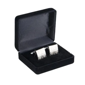 Luxury Velvet Cufflink Box