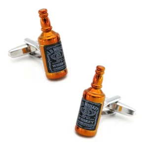 Jack Daniel's Bottle Cufflinks