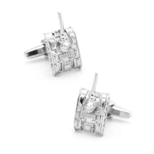 Silver Tank Cufflinks