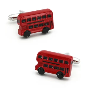London Double-Decker Bus Cufflinks