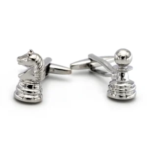 Knight & Bishop Chess Cufflinks