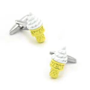 Ice Cream Cone Cufflinks