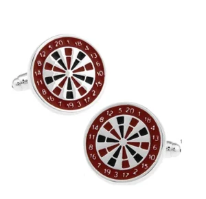Dartboard Cufflinks
