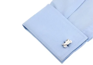 Silver Motorcycle Cufflinks