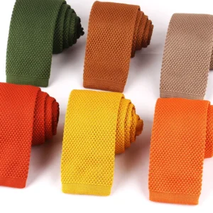 Knitted Tie in Various Colors